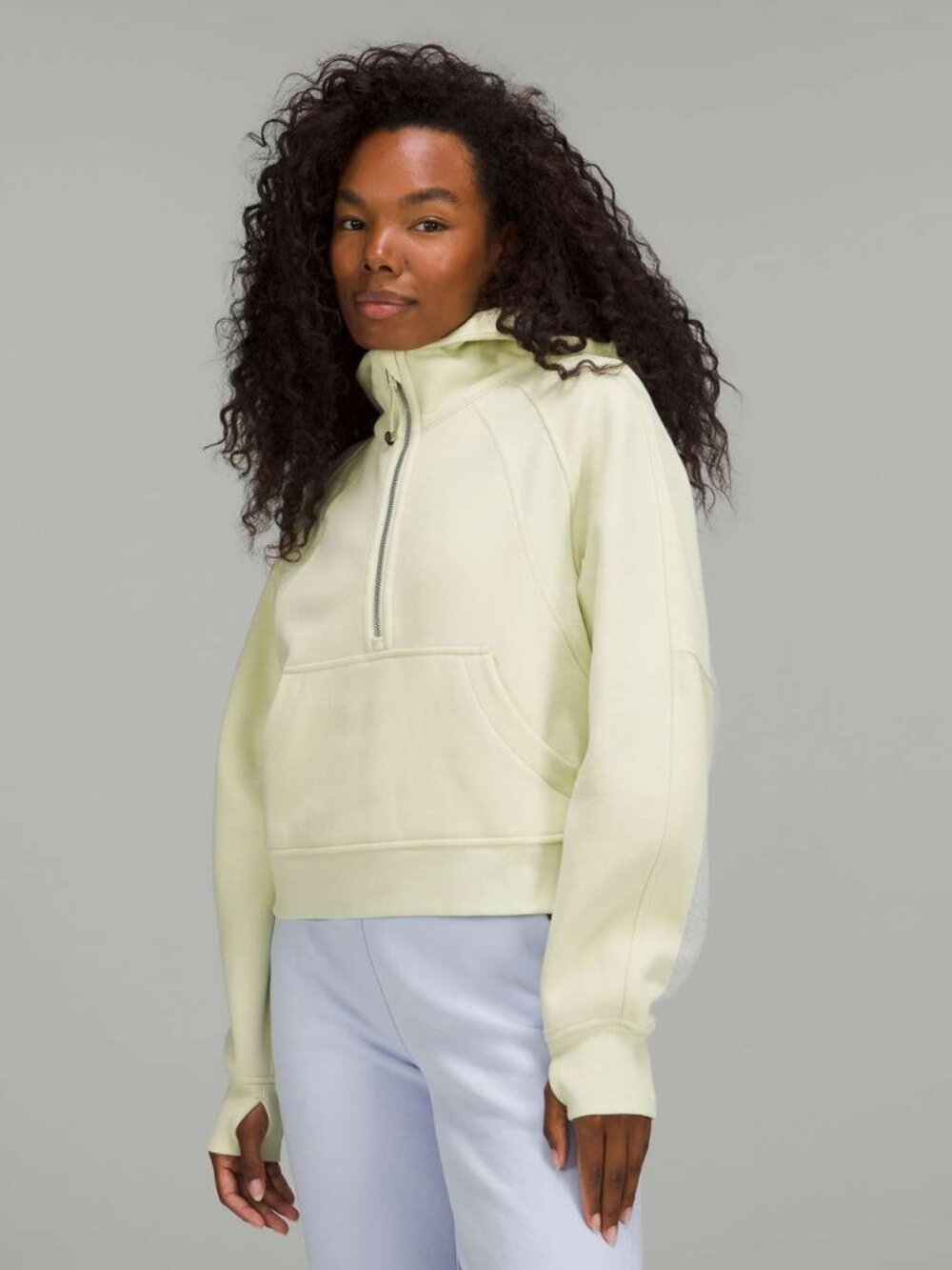 Lululemon Scuba Oversized Half-Zip Hoodie Dewy Size XS/S